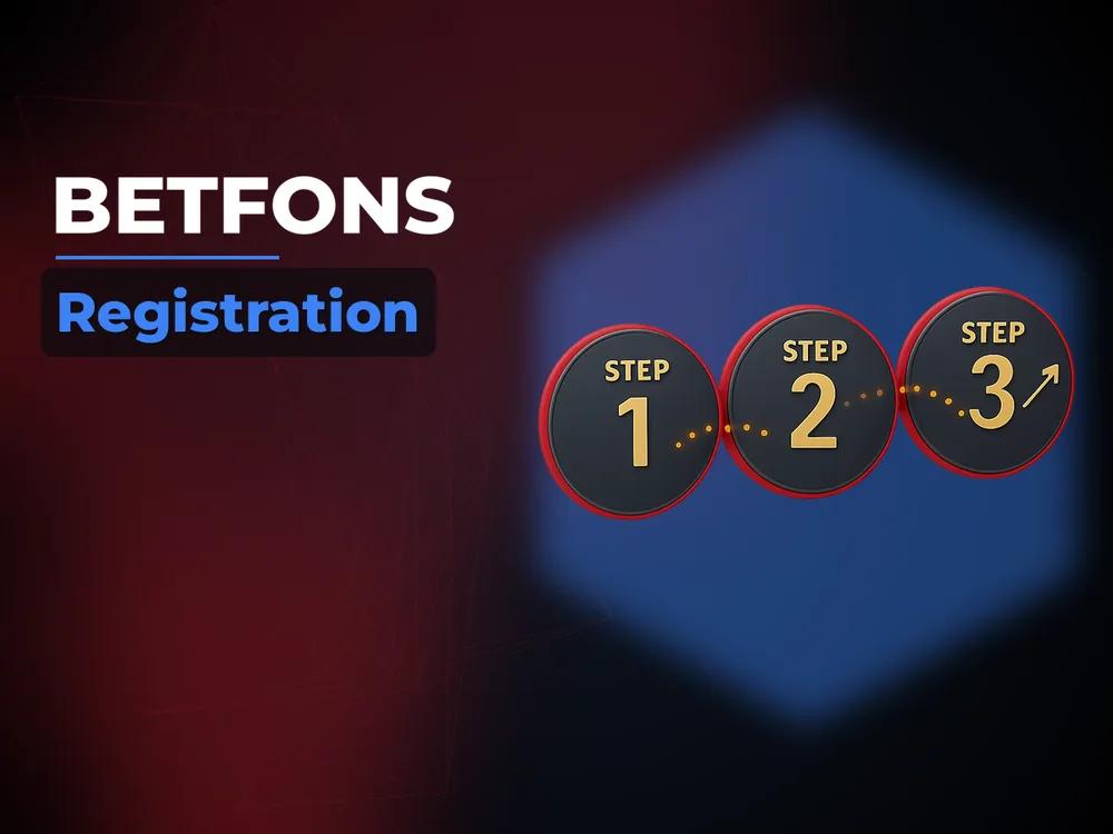 Betfons - Registration