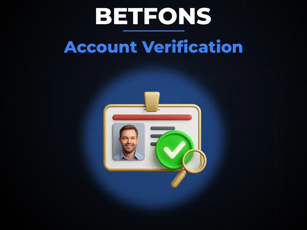 Betfons - Account Verification